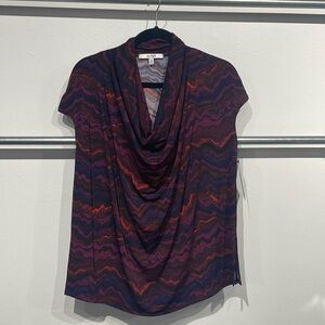 Sympli Agate print cowl top
